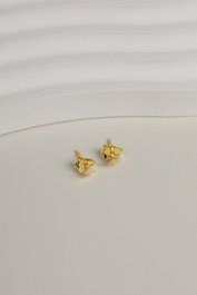 Heliophilia Silver Pendientes de Plata de Ley 925 en Dorado